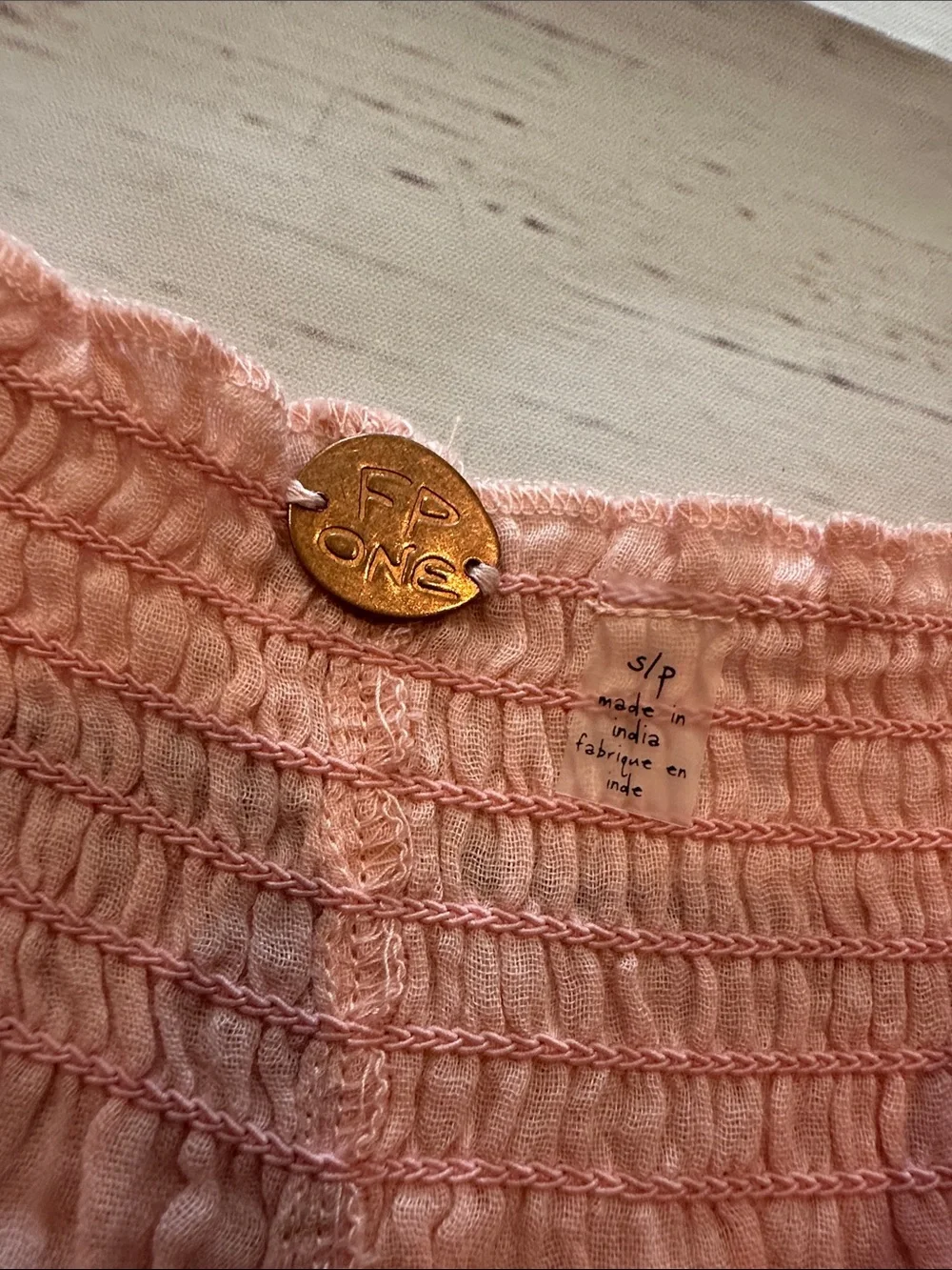 Free People soft peach